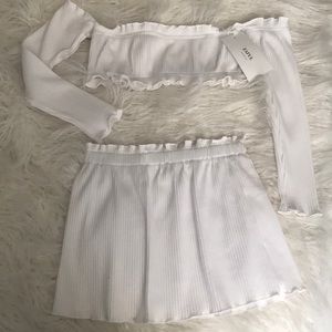 White Matching Set